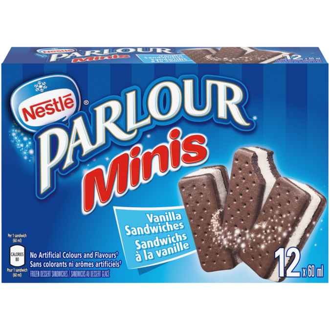 PARLOUR Minis Vanilla Sandwiches 12 x 60 ml