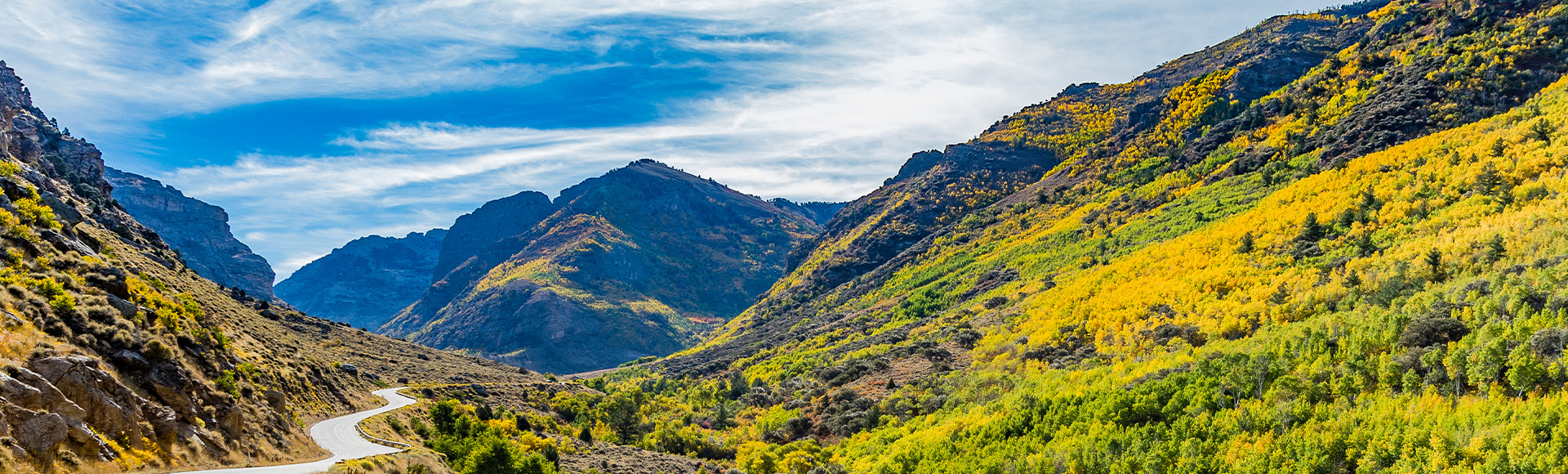 mountains and valley