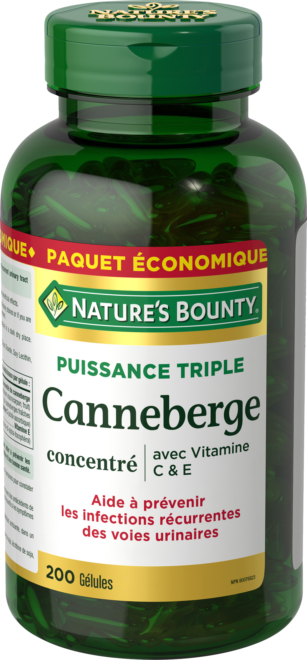 Canneberge avec Vitamine C & E 200