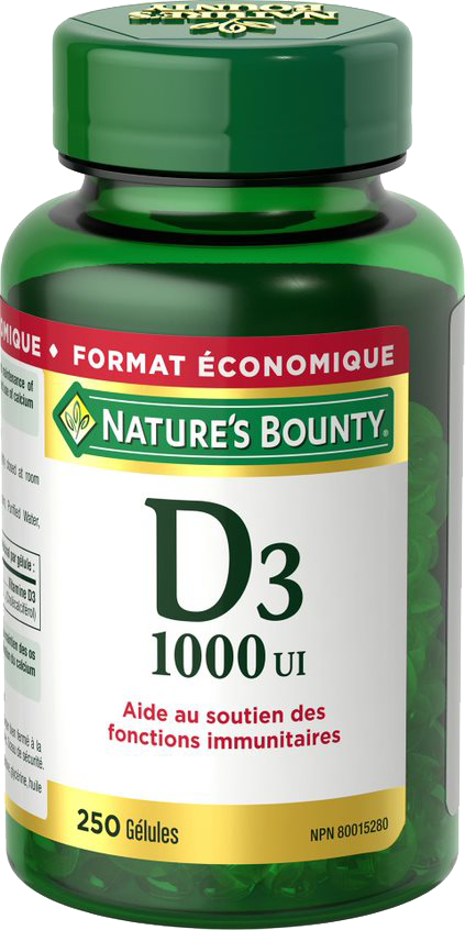 Vitamine D3 1000UI 250