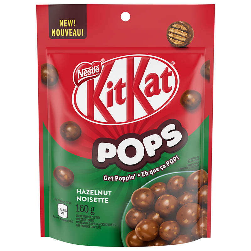 KITKAT POPS™ Hazelnut Pouch 160 g 