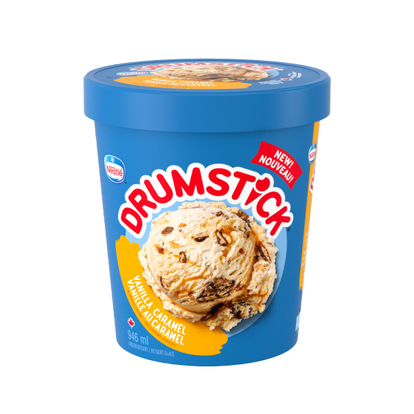 Drumstick Vanilla Caramel Tub