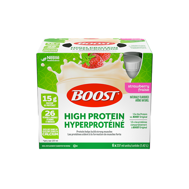 High protein strawberry multipack