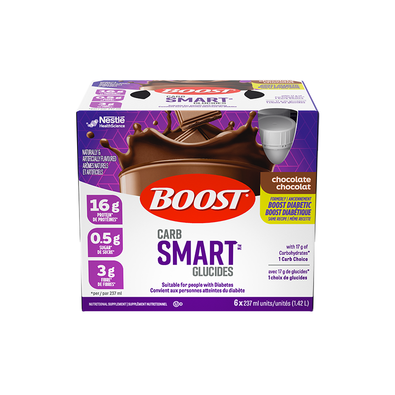 Boost carb smart chocolate pack