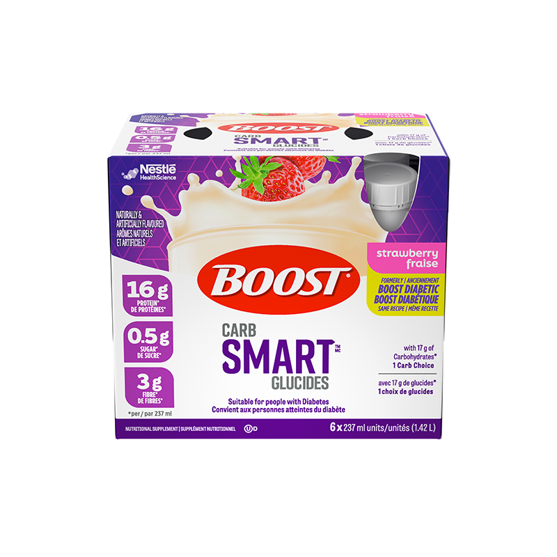 Boost carb smart strawberry pack