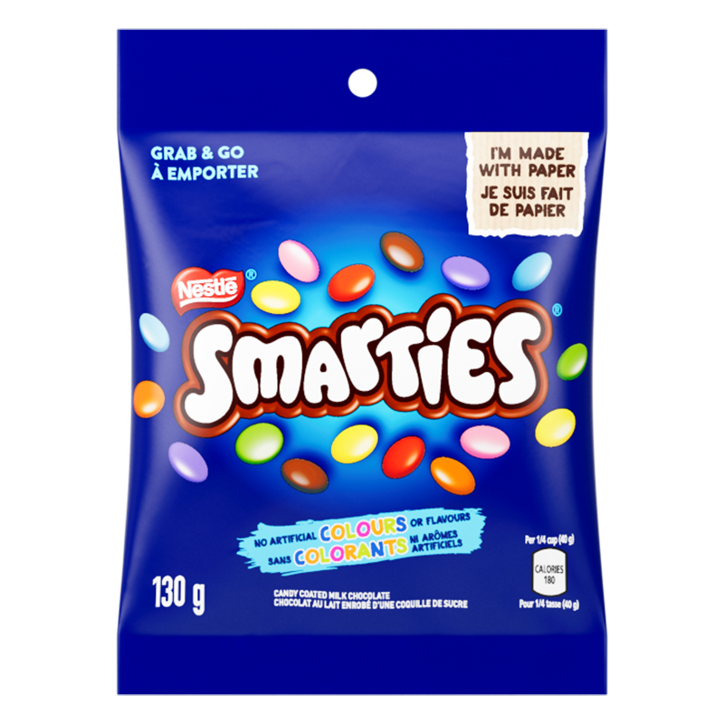 SMARTIES candy coated milk chocolate 130 g