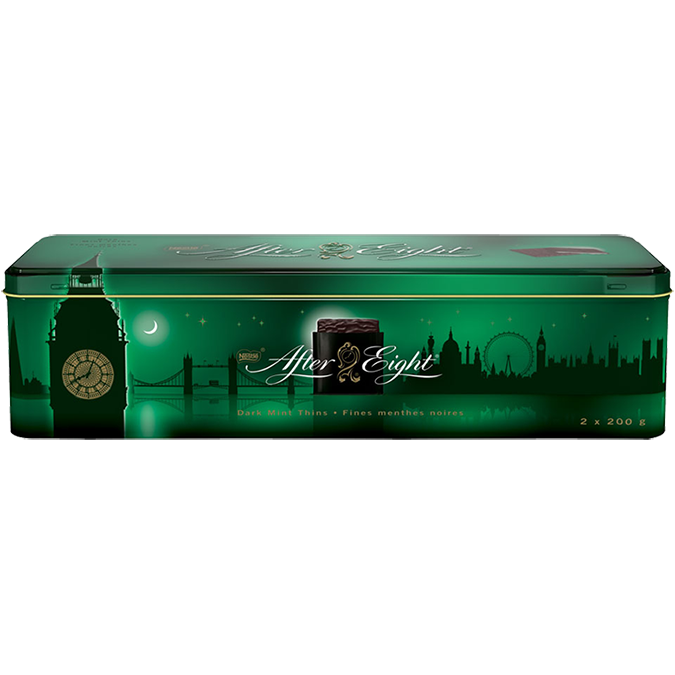 AFTER EIGHT Chocolates, London Skyline Tin, 400 grams.