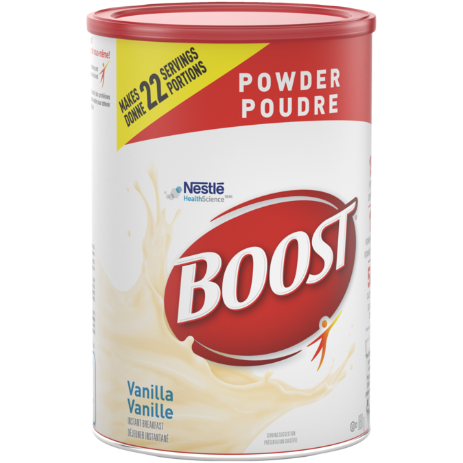 BOOST Powder Vanilla, 880 grams.