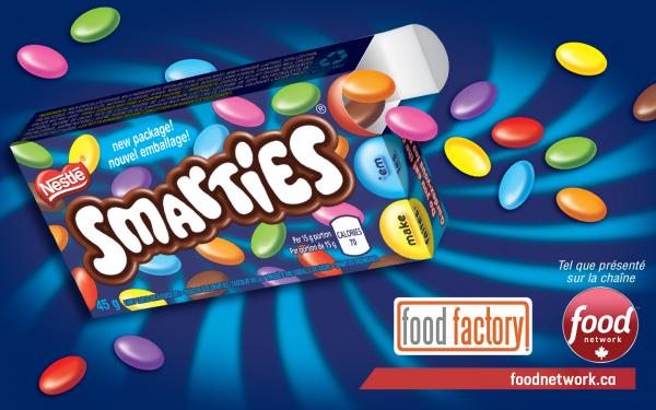 SMARTIES les fait durer un peu plus longtemps avec des friandises colorées en portions!