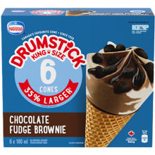 drumstick chockolate fudge brownie king cones