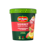 Del Monte strawberry and lemon tub