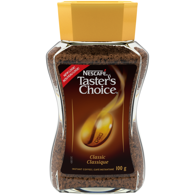 NESCAFÉ Taster's Choice Classic Instant Coffee, 100 grams.